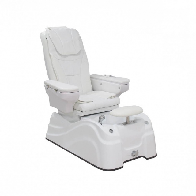 Spa pedicure behandelstoel + massage - Wit
