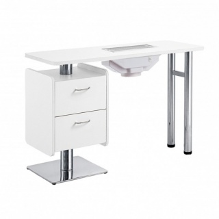 Manicure tafel ECO white (Manicure tafel ECO white + afzuiging)
